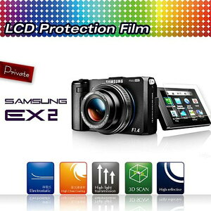 【EC數位】Kamera 螢幕保護貼-Samsung EX2專用 高透光 靜電式 防刮 相機保護貼