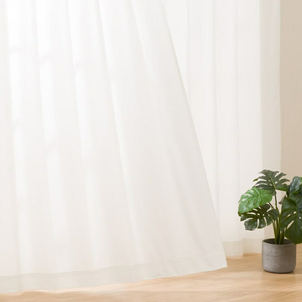 隔熱 遮像 採光 蕾絲窗簾兩件組 窗紗 RL083 100×108×2 NITORI宜得利家居