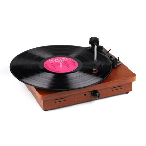 【慕子里】黑膠唱片機入門級電唱機小型復古留聲機藍牙LP老式唱盤快速出貨 果果輕時尚 全館免運