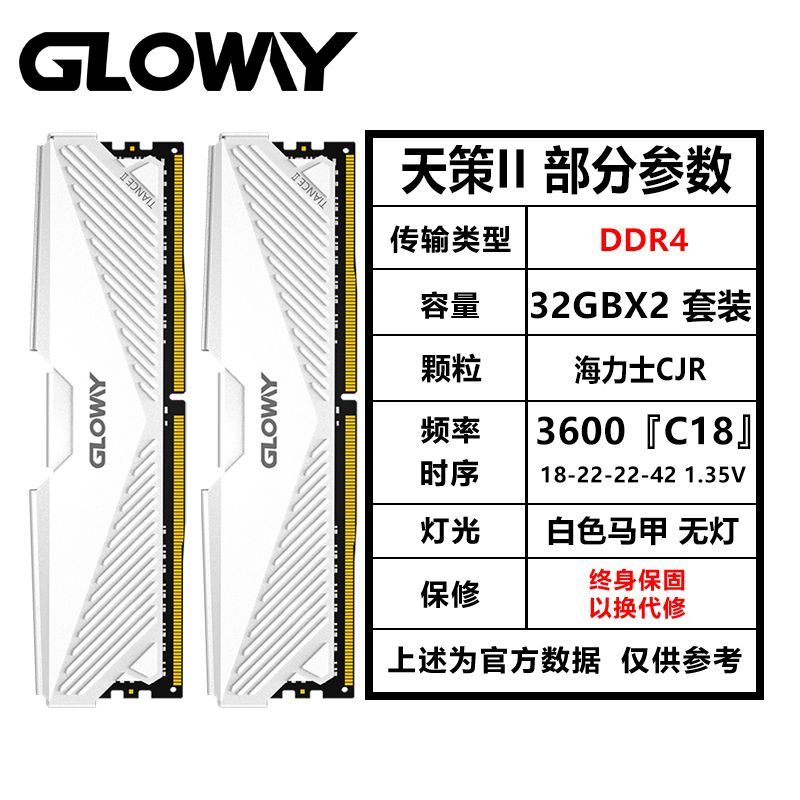 Gloway光威 DDR4臺式機超頻RGB內存條8G/16G/32G/3200/3600/4000【北歐居家生活】