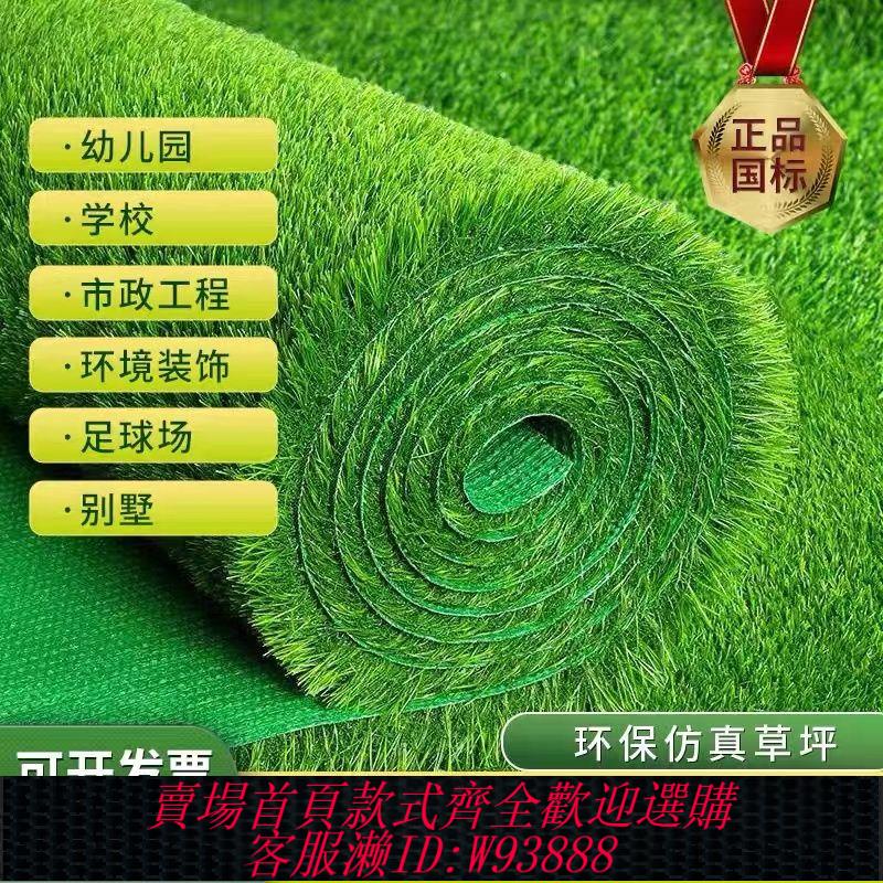 【公司貨 最低價】模擬草坪地毯地墊戶外地面庭院陽臺工地綠化草坪圍擋室內裝飾假草