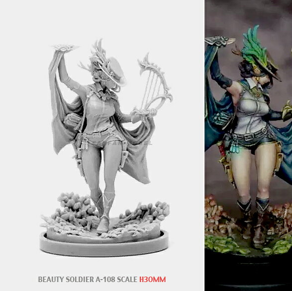 30MM KD Beauty Soldier 女神系列(白模) A-108