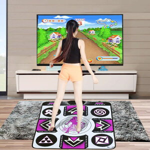 跳舞毯 跳舞毯電腦電視兩用單人有線接口健身瑜伽游戲跑步家用跳舞機
