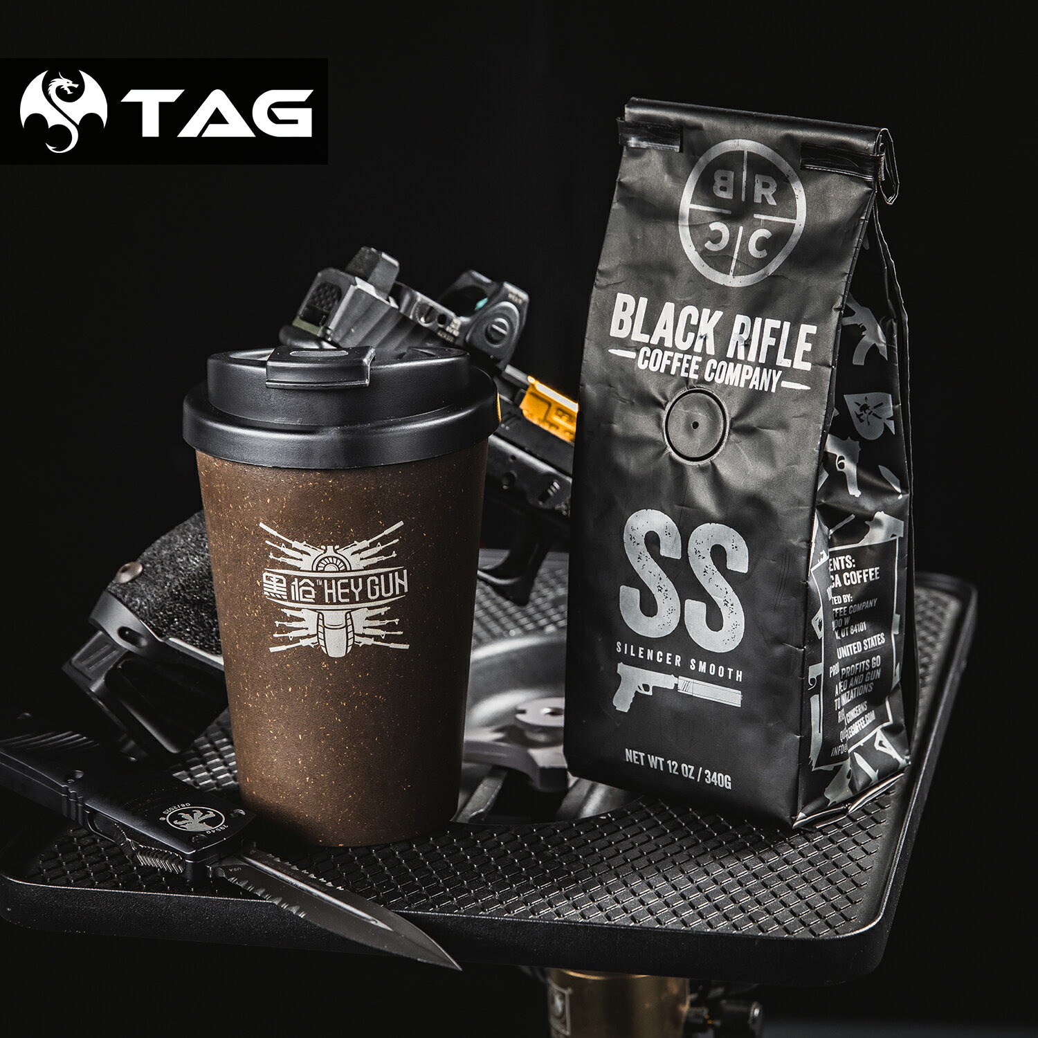 HeyGun 黑槍渣渣杯咖啡杯環保杯