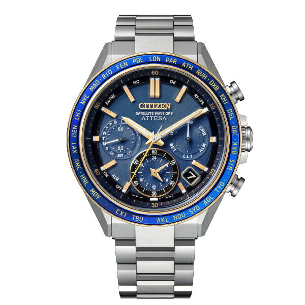 CITIZEN 星辰 Gents CC4054-68L 限量版海王星代言人廣告款GPS衛星對時鈦金屬光動能潮流腕錶 44.6mm｜樂天領券折300★全館特惠中★指定刷卡回饋10%