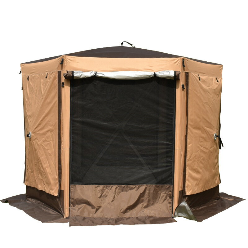 帳篷 戶外幕自動帳篷抗防蟲抗雨野外聚餐會議營車載多人涼棚