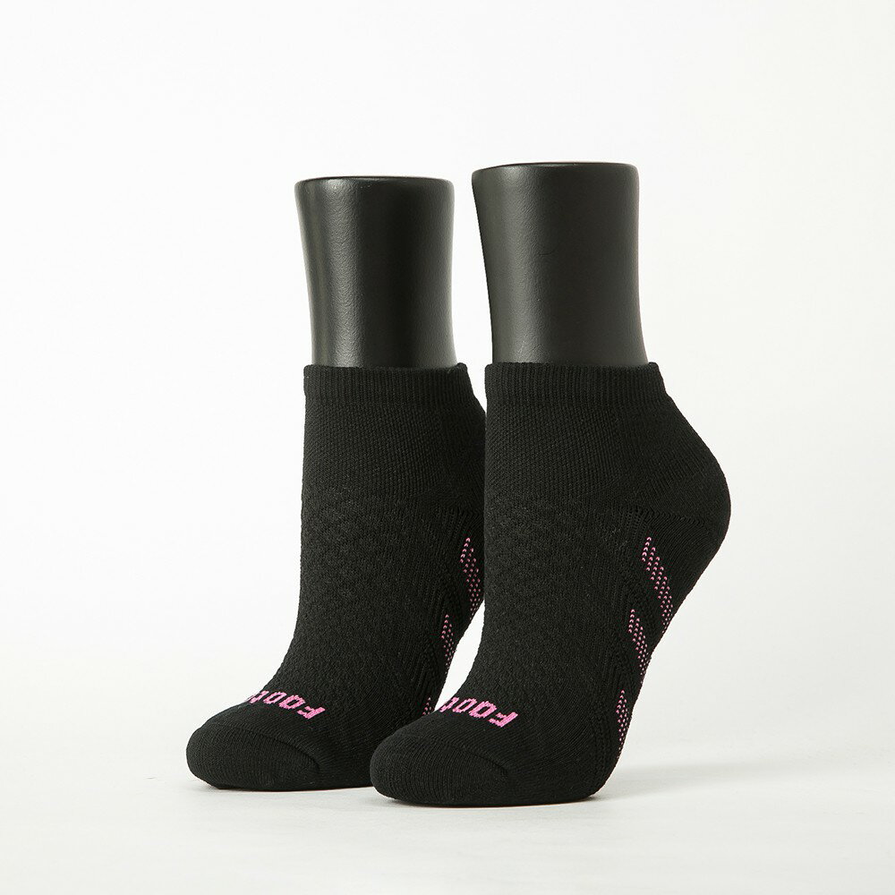 FOOTER 輕壓力氣墊機能襪 除臭襪 運動襪 襪子 氣墊襪(女-T94)