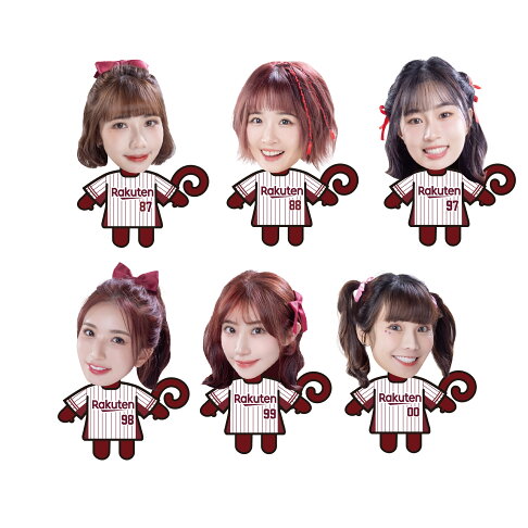 【隨機出貨】大頭猿氣 x 樂天女孩 壓克力鑰匙圈 5