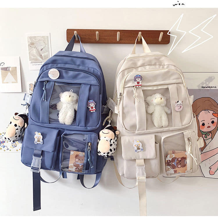 森林系少女百搭萬用雙肩包