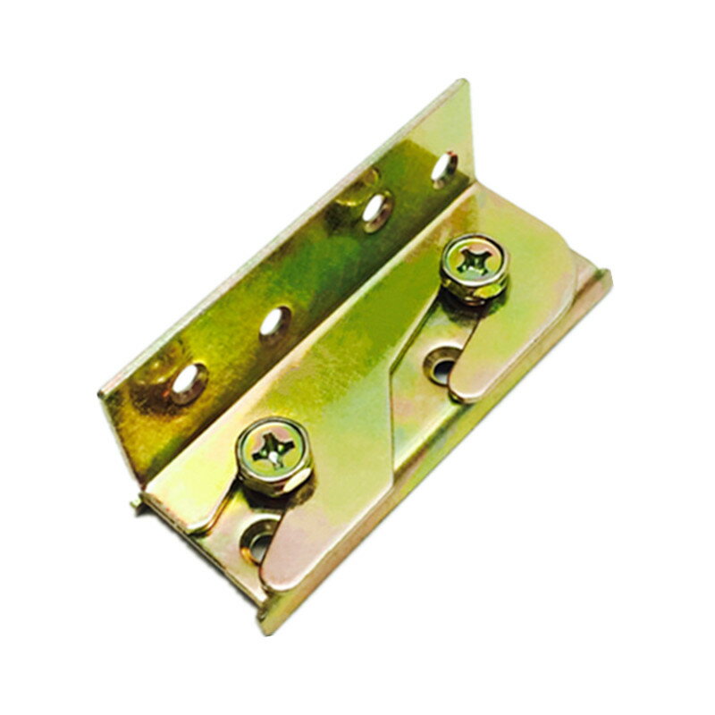 4寸加厚床鉸鏈 床插銷 床扣 隱形床五金配件 連接件 掛式床掛扣 3
