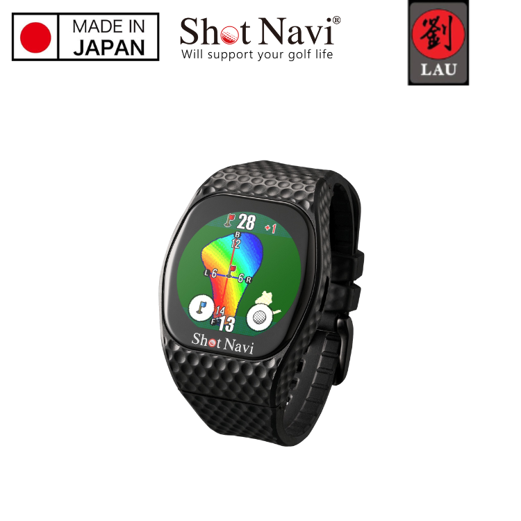 【日本製專業高爾夫GPS定位手錶】Shot Navi  INFINITY Touch 高爾夫GPS定位手錶(黑) 2