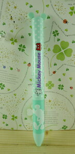 【震撼精品百貨】Micky Mouse 米奇/米妮 雙色筆-綠 震撼日式精品百貨