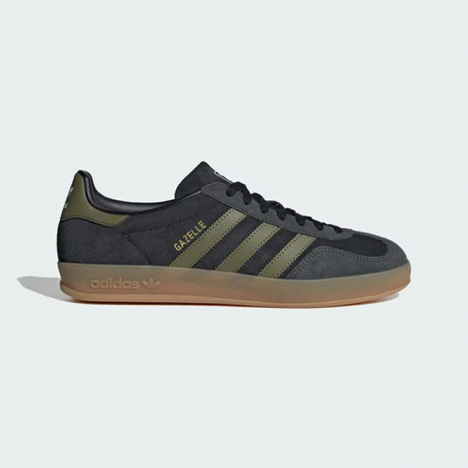 adidas 愛迪達 休閒鞋 Gazelle Indoor 男鞋 德訓鞋 黑 灰 綠 復古 麂皮