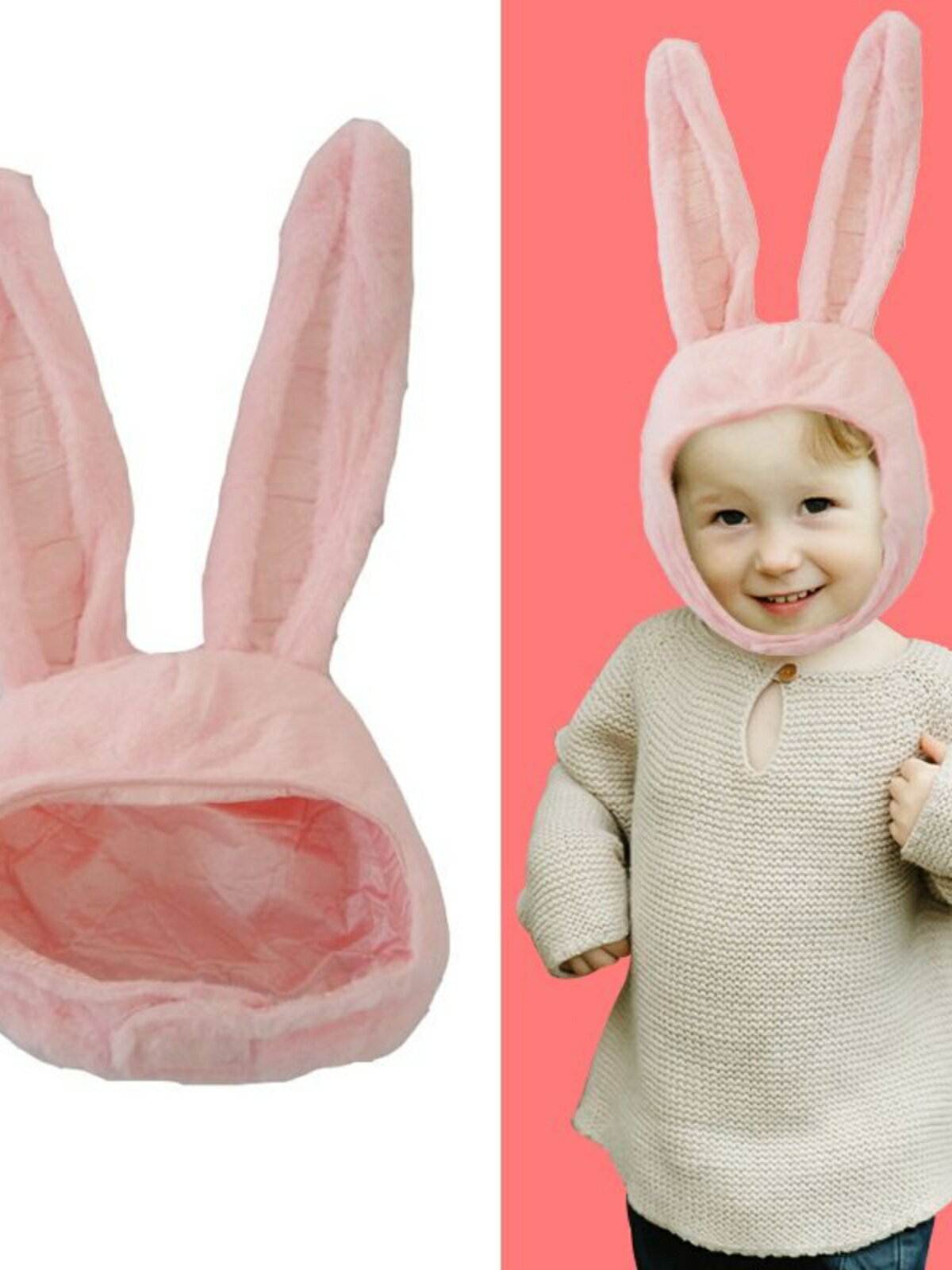 兒童表演帽子少女心ins可愛搞怪萌小兔子耳朵毛絨頭套帽百搭道具