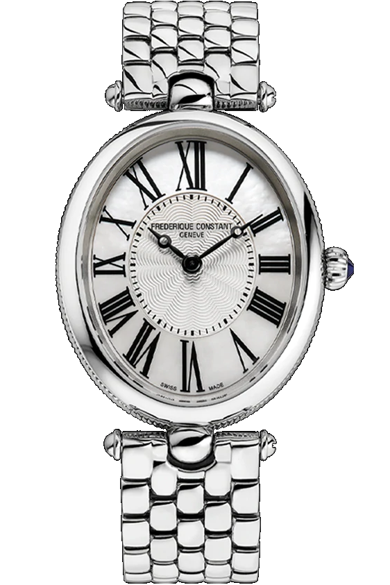 CONSTANT 康斯登 Frederique Constant 經典優雅石英女腕錶(FC-200MPW2V6B)-30x25-白貝鋼帶【刷卡回饋 分期0利率】【APP下單22%點數回饋】