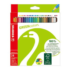 STABILO 德國 思筆樂 環保樂油性色鉛筆 24色組 / 盒 6019/2-24
