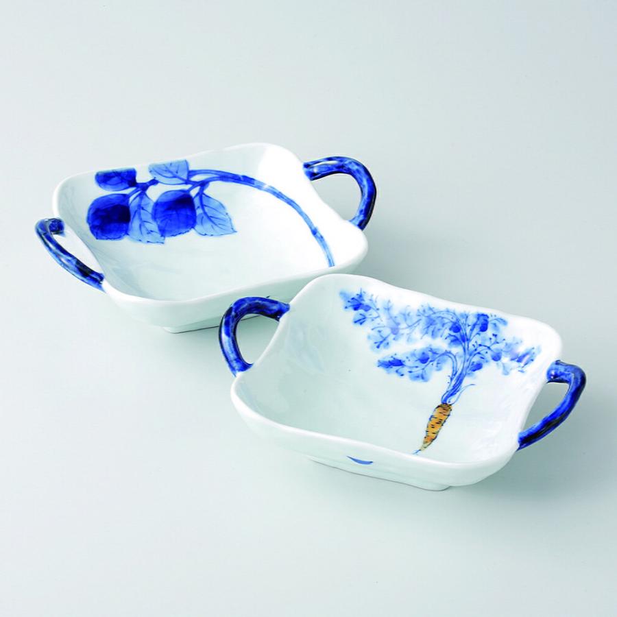 日本製 波佐見燒 染旬菜 2入 盤子組