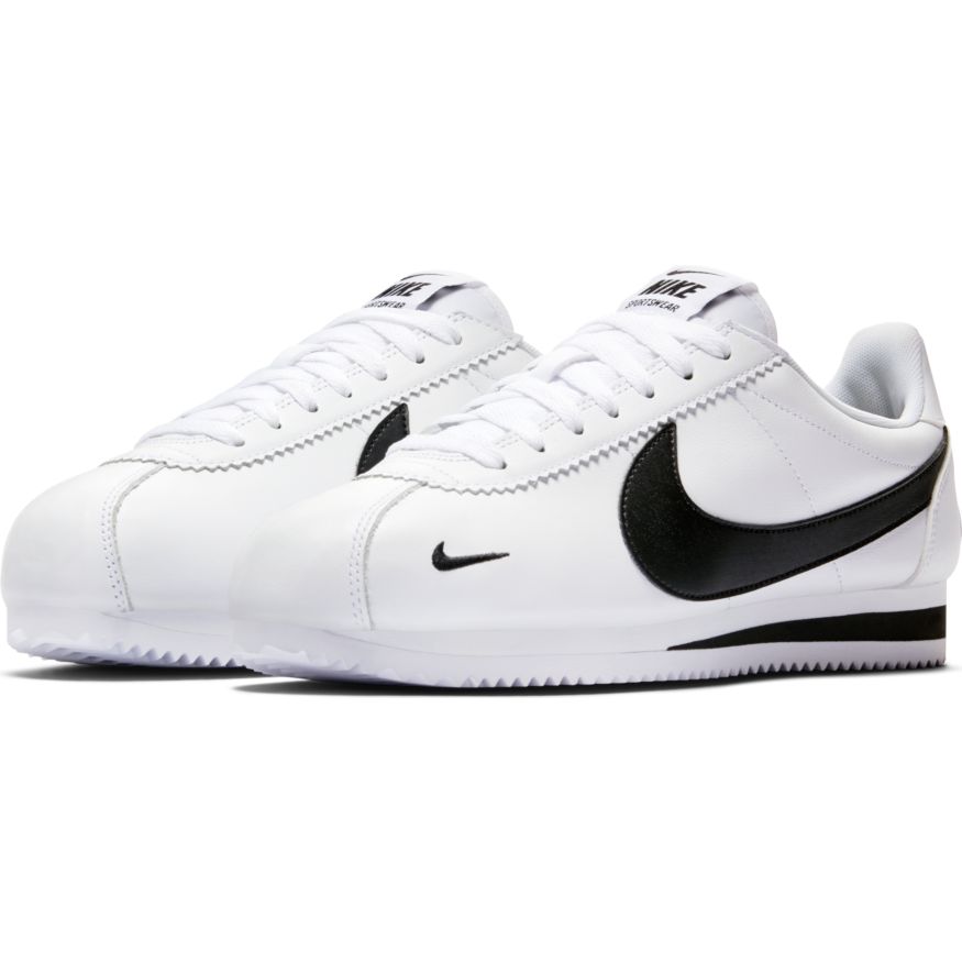 【NIKE】CLASSIC CORTEZ PREMIUM 休閒鞋 阿甘鞋 黑 白 男鞋 -807480104