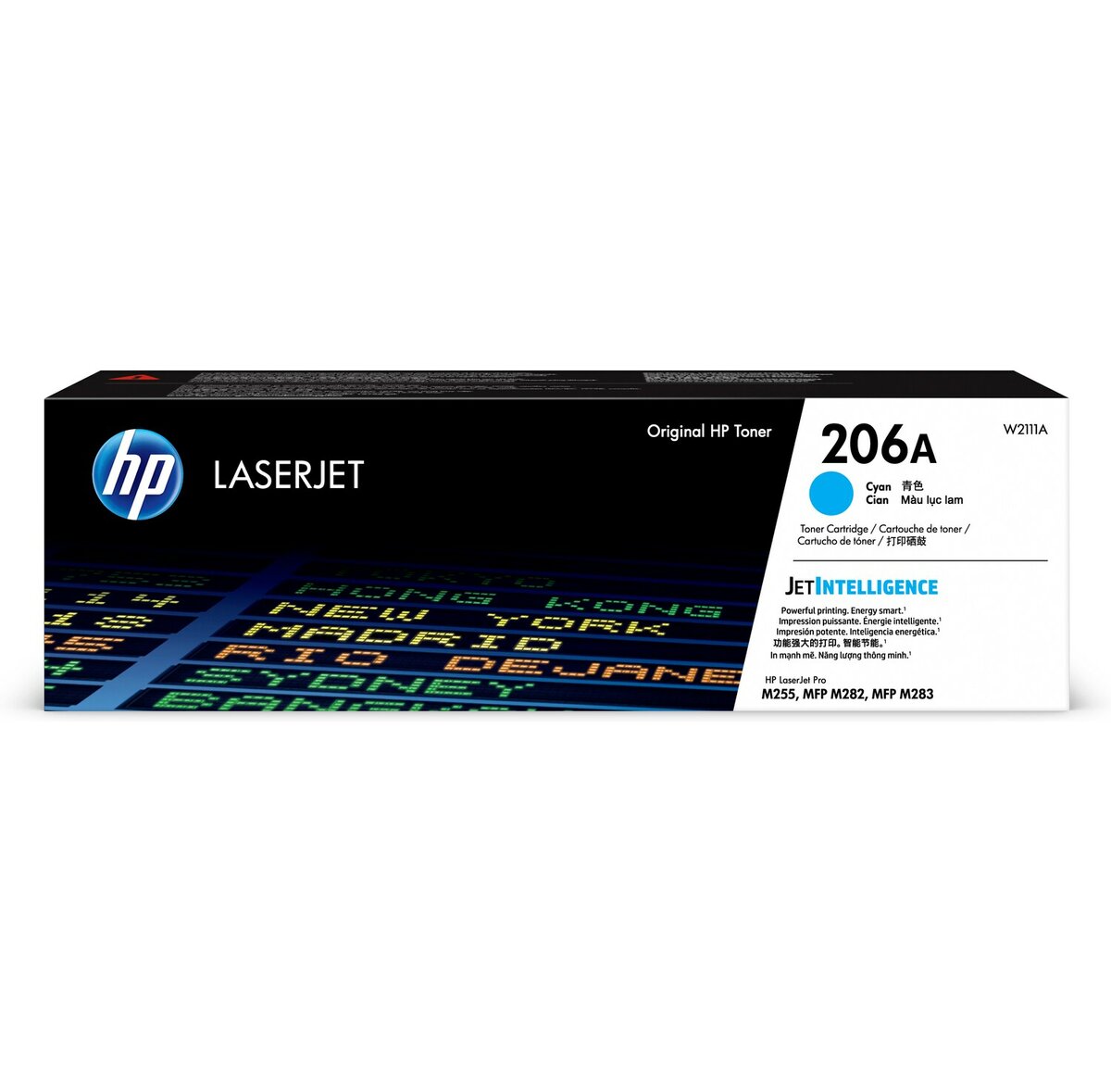 【最高3000點回饋 滿額折400】HP 206A 藍色原廠 LaserJet 碳粉匣(W2111A) For CLJ M255dw/M283/M283fdw