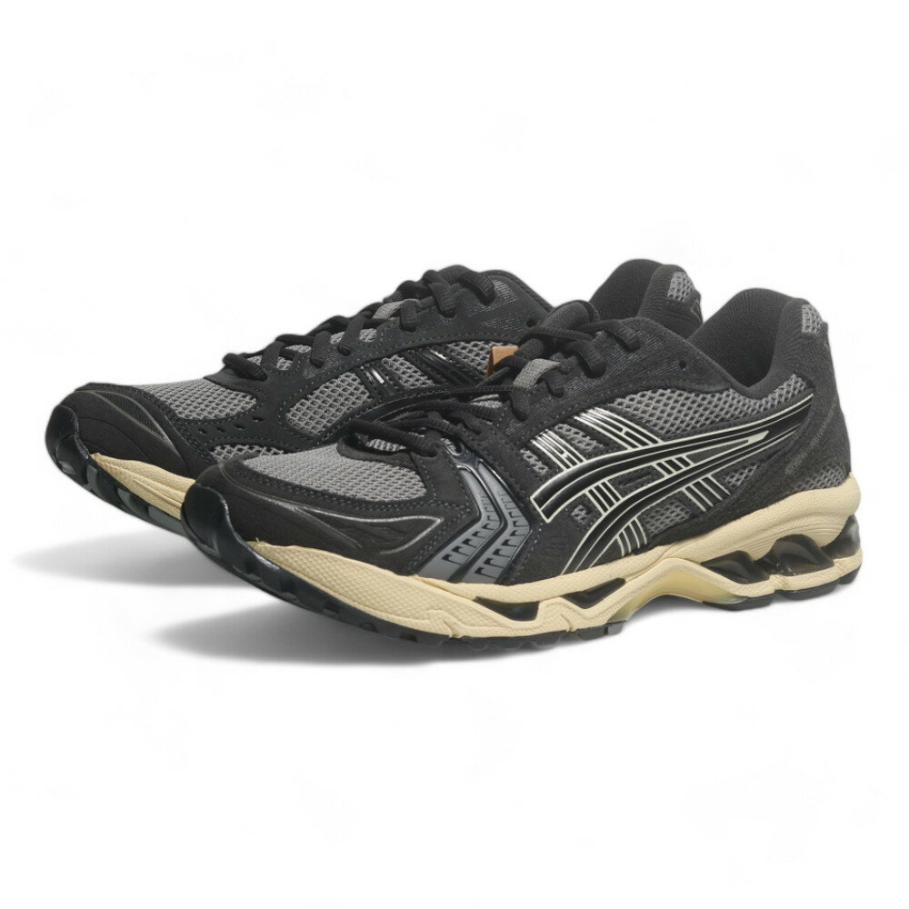 【滿千折百】ASICS 慢跑鞋 GEL-KAYANO 14 炭灰 米白 復古 情侶鞋 男女 1203A540020