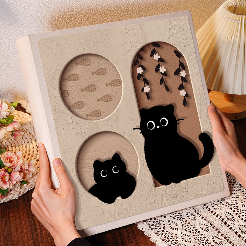 公司貨 免運/可開票 相冊 相框 記錄冊 紀念冊 6寸可愛大容量卡冊相冊本紀念冊情侶寶寶照片5寸78混裝收納影集簿