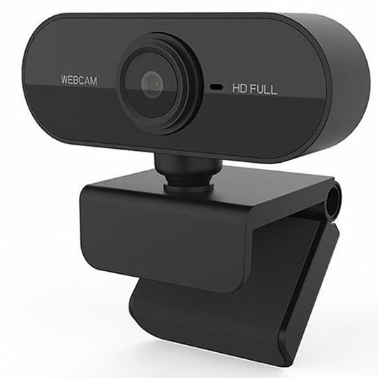 【易控王】USB視訊鏡頭攝影機 1080P高畫質 內建麥克風 直播錄影 遠距教學 視訊會議 (80-101)