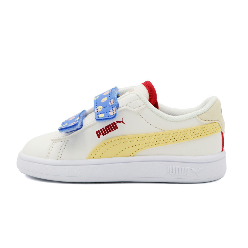PUMA Smash3.0 Summer Camp V In 魔鬼氈 運動鞋 小童 白藍 S0171 (39560501)