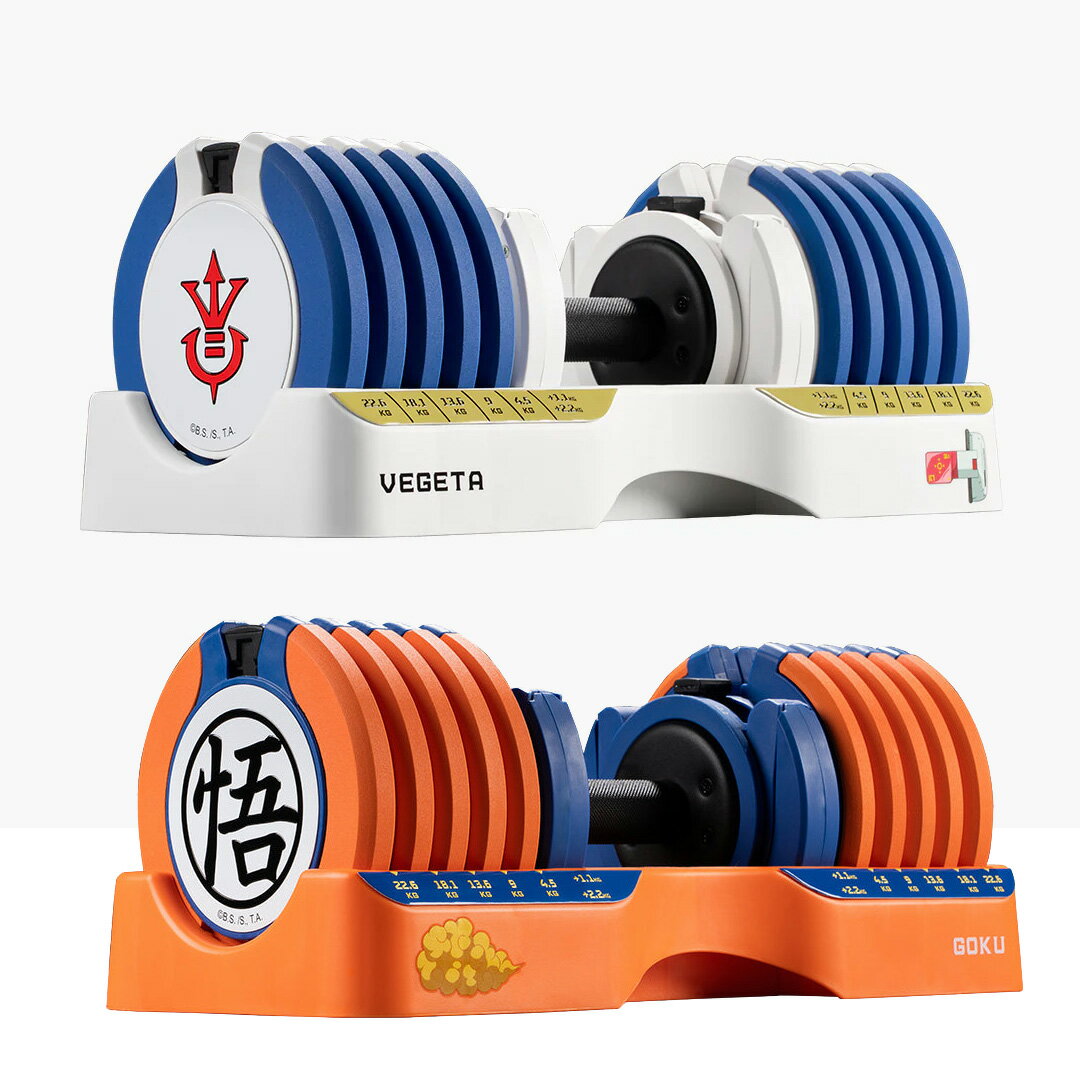 七龍珠聯名款 Byzoom Fitness 可調式啞鈴  pure 55磅(25kg) 啞鈴組合 12月上旬陸續出貨