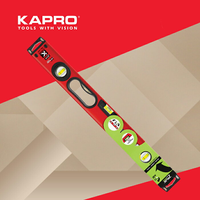 以色列KAPRO開普路990重型方管水平尺 垂直雙向視窗 減震高精度