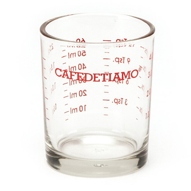 金時代書香咖啡 TIAMO 玻璃量杯 2oz 60CC AC0012