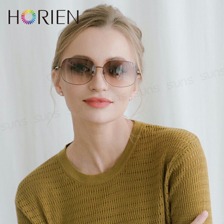 HORIEN海儷恩 細緻質感方框太陽眼鏡 抗UV400 (HN 21206 B01) 5