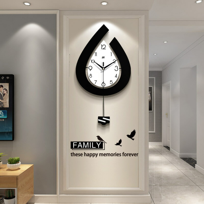 北歐掛鐘客廳創意時尚鐘表 現代簡約家居裝飾時鐘產品
