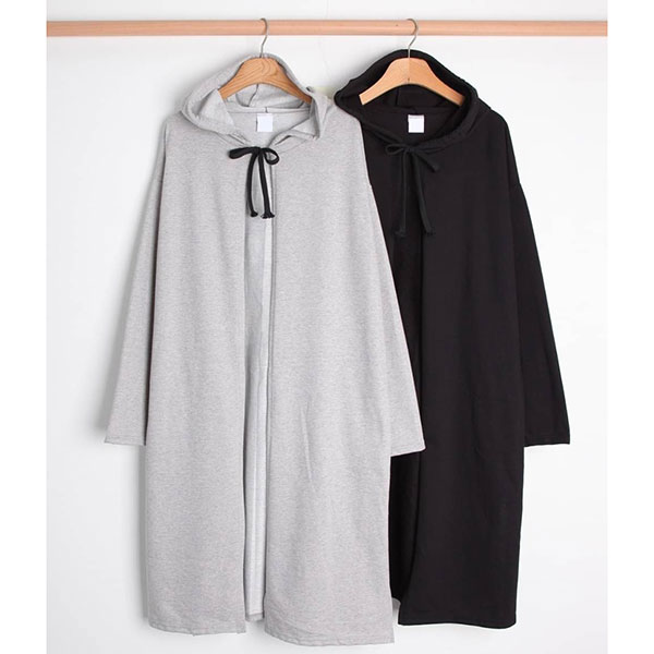 ANNAS 正韓 米奇 外套 棉質外套 長版 可愛 外搭 卡通 顯瘦 斗篷 小外套 韓國 8