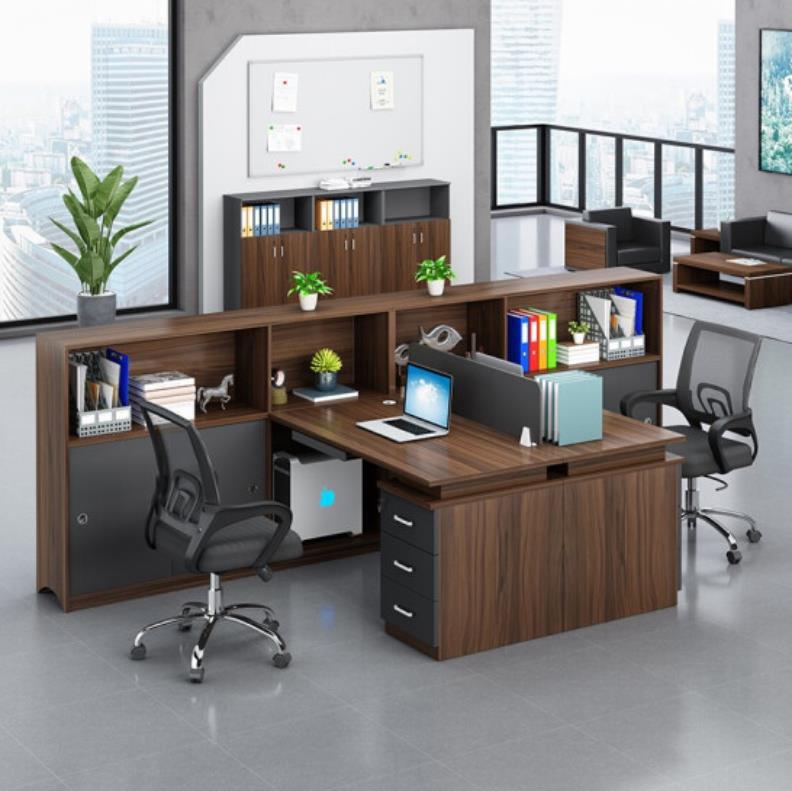 電腦桌 電腦臺 簡約辦公家具組合電腦桌職員辦公桌椅辦公室隔斷桌屏風工作位