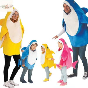 兒童萬聖節表演服裝海底總動員鯊魚衣服