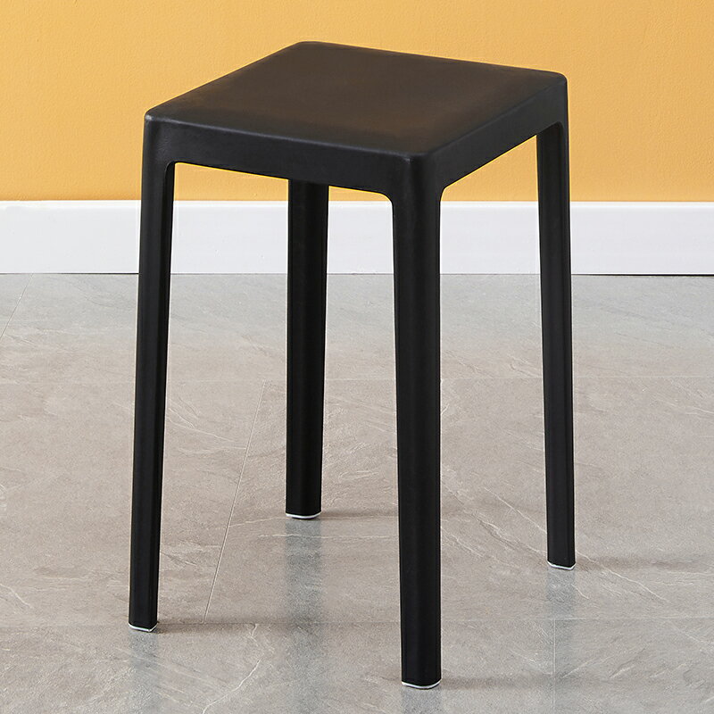 餐椅 圓凳 塑料凳子加厚成人家用客廳簡約現代餐桌高板凳經濟型北歐圓凳椅子『xy10989』