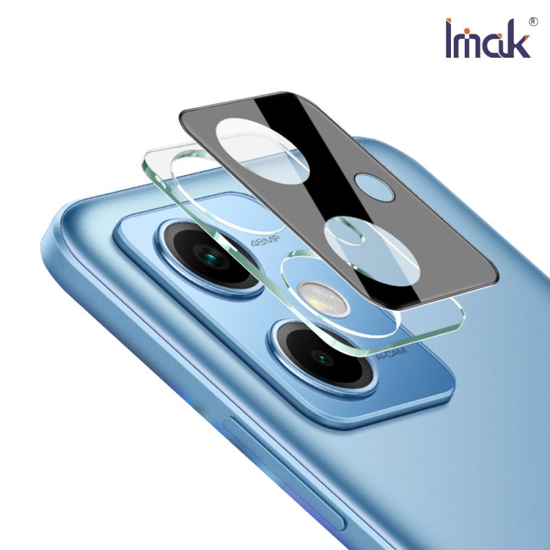 鏡頭貼 Imak Redmi 紅米Note 12 5G 鏡頭玻璃貼(曜黑版) 【愛瘋潮】
