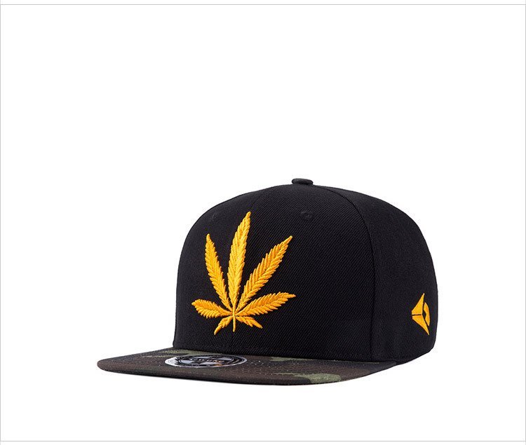 FIND 韓國品牌棒球帽 男 街頭潮流 黃色葉子 刺繡 歐美風 嘻哈帽 街舞帽 太陽帽