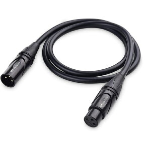 [2美國直購] 電纜線 Cable Matters 2-Pack Premium XLR to XLR Microphone Cable 3 Feet & 1/4 Inch TS to TS Electric Guitar Cable