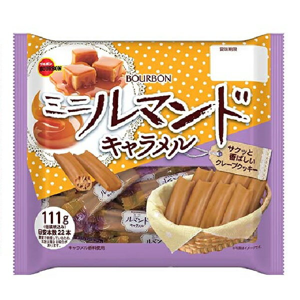 【江戶物語】 BOURBON 北日本 迷你蘿蔓捲 焦糖風味 105g 家庭包 焦糖 羅曼捲 捲心酥 日本原裝 日本進口