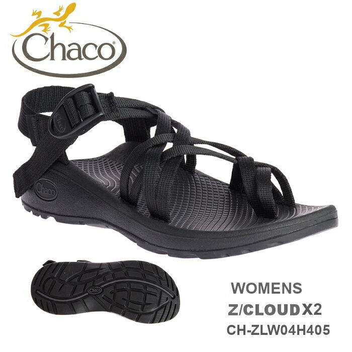 【速捷戶外】美國 Chaco cloud ZX/2 紓壓越野運動涼鞋 女款CH-ZLW04H405 -雙織夾腳(黑),戶外涼鞋,運動涼鞋,佳扣