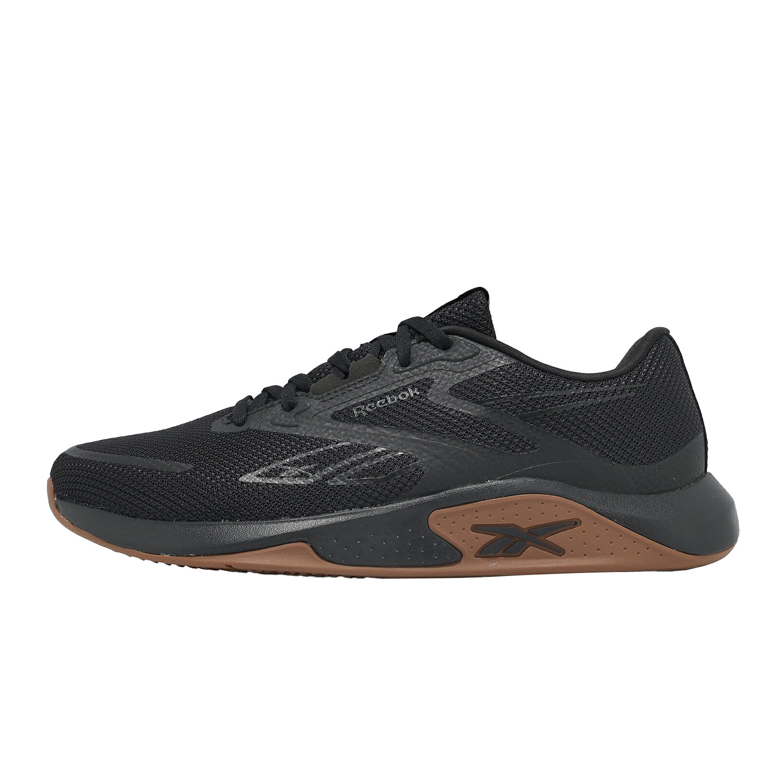Reebok 訓練鞋 NanoFlex TR 3 男鞋 黑 棕 健身 重訓 支撐 穩定 運動鞋 100244383