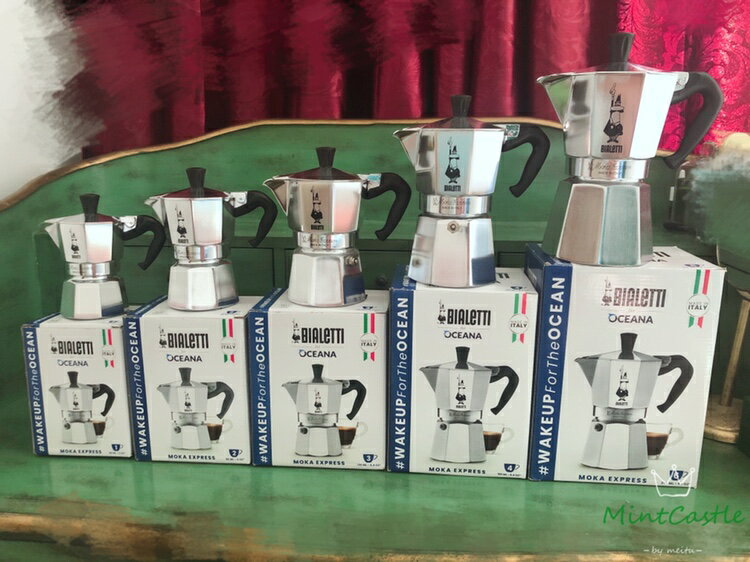 【官方正品】義大利比樂蒂Bialetti濃縮摩卡咖啡壺經典 八角單閥
