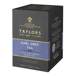 即期英國Taylors泰勒茶 -泰勒皇家伯爵茶 EARL GREY TEA 2.5g*20入/盒(期限2024/05)