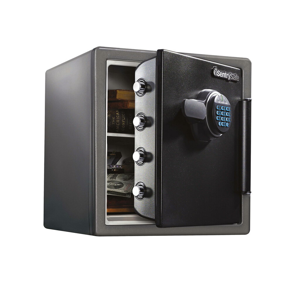 美國SentrySafe 電子密碼鎖防火防水金庫(中) 45.3x41.5x49.1 cm /台 SFW123FSC【領券滿額再折千12/31止】【領券滿額再折千12/31止】