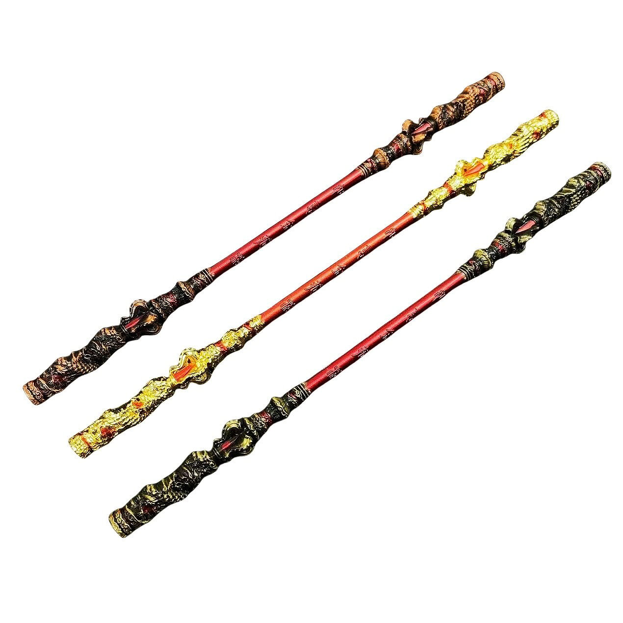 黑神話悟空金箍棒22CM【紅銅色】贈送展架公仔武器cos道具直擊天命金箍