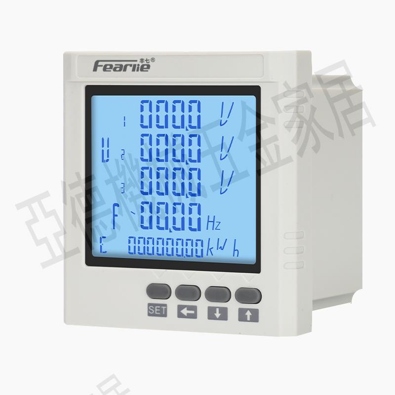 F605三相多功能電力儀表智能液晶電流壓表485通訊配互感器【亞德機械五金家居】 3