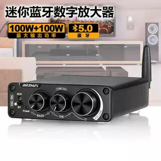 【可打統編 超低價】BRZHiFi 200W大功率藍芽5.0家用數字功放機立體聲放大器TPA3116