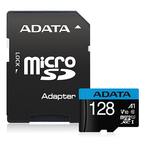 威剛 Premier microSD A1 128G記憶卡(附轉卡)【愛買】
