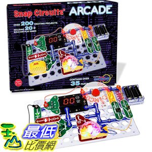 [o美國直購] Snap Circuits Arcade Electronics Exploration Kit | Over 200 STEM Projects | 4-Color Project Manual